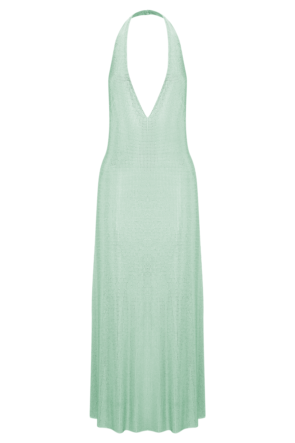 Sol y Mar - Vestido Midi Halter Diamante