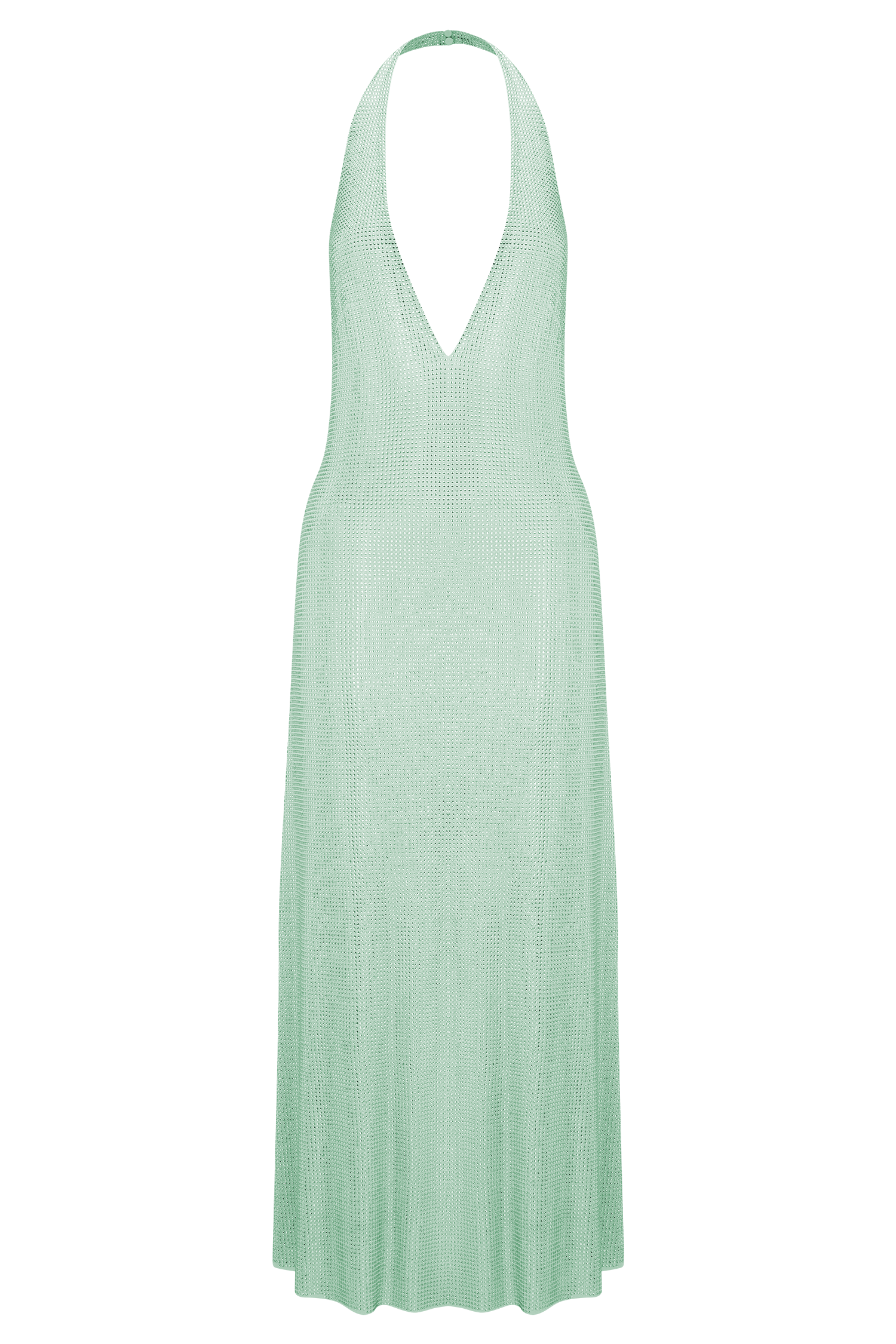 Sol y Mar - Vestido Midi Halter Diamante