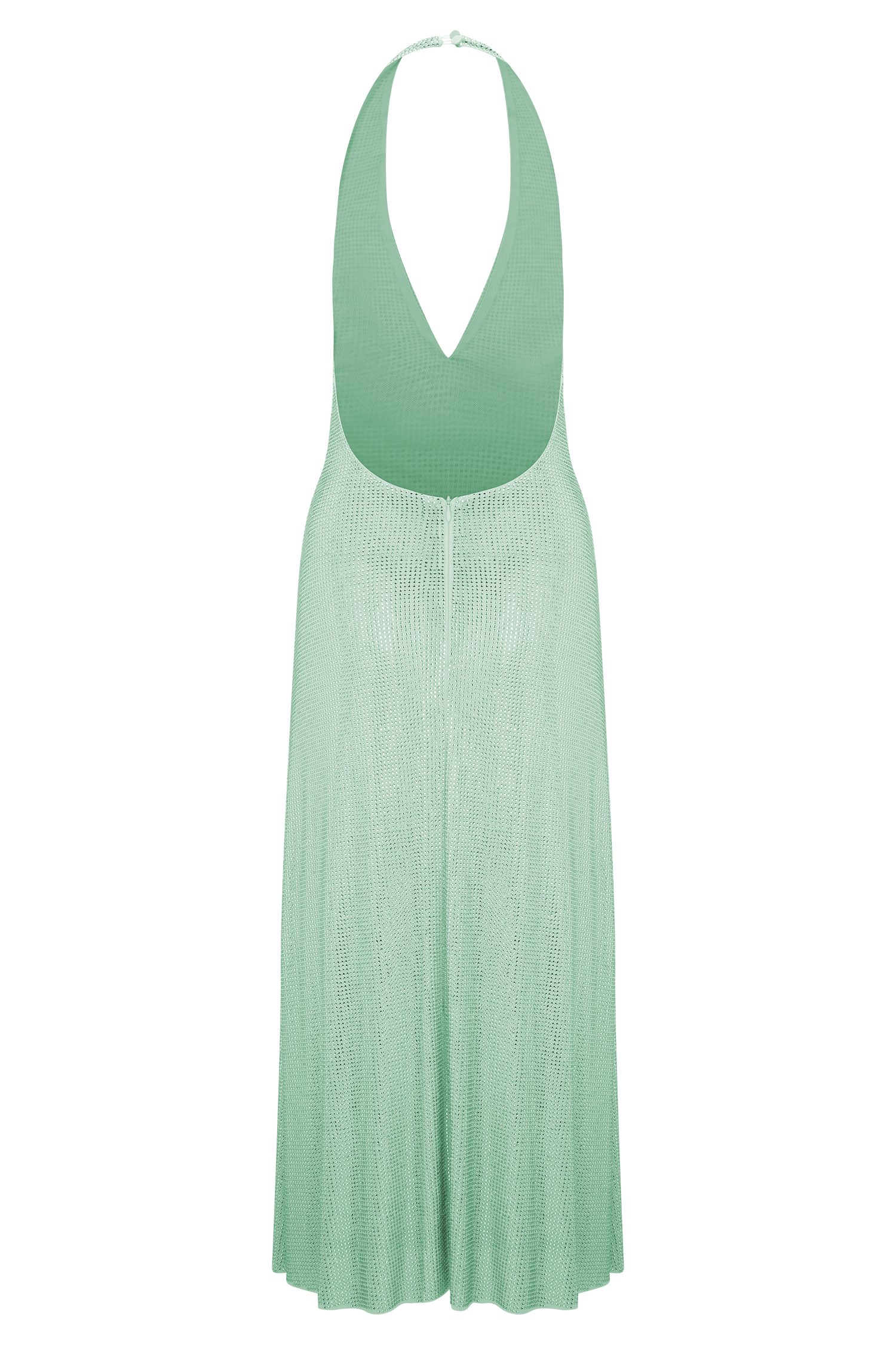 Sol y Mar - Vestido Midi Halter Diamante