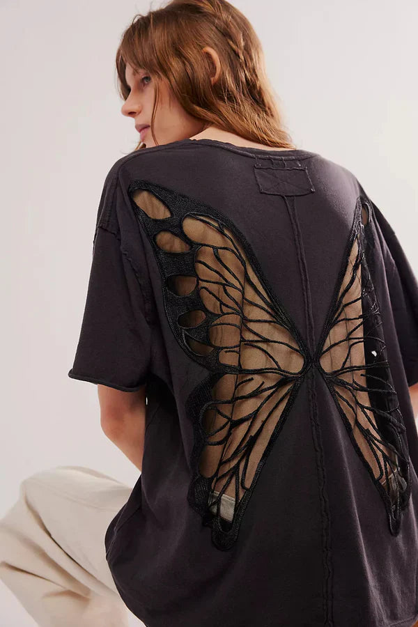 Sol y Mar - Backless Butterfly Top